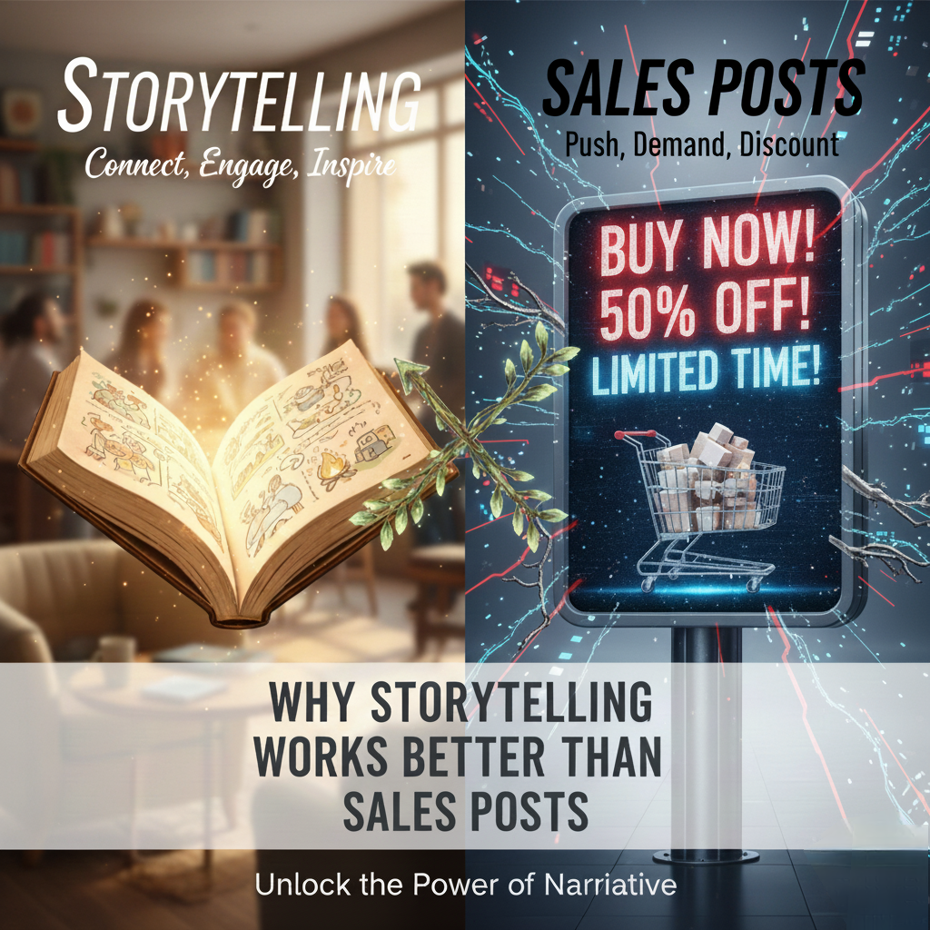 Why Storytelling Works Better Than Sales Posts